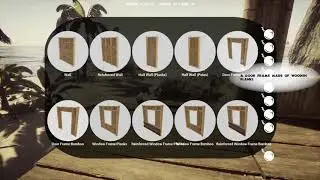 Crusoe: Building System (Game in Unreal Engine, WIP, 2018)