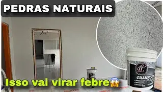 PEDRAS NATURAIS SUAS PAREDES nunca  mais SERÁ AS MESMAS 😱