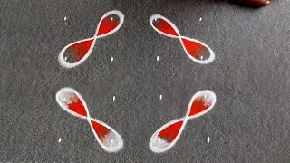 2 Easy Traditional Rangoli 🍀 24/7 Rangoli 🪷 Easy Colour Kolam 🌺 Simple Rangoli 🌟 Small Kolam Designs