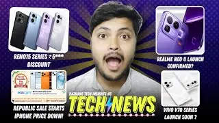 Vivo v70 Series launch Soon🔥10000 mah batt⚡Realme P4Power,Reno 15 Series ₹5***Discount,Iphone sales