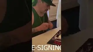Danny Trejo MESSES UP signing my 3 From Hell poster #shorts