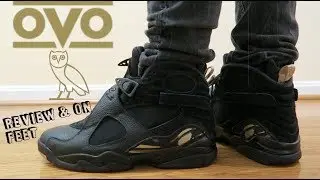 (ПОСЛЕДНИЙ OVO *RIP* ✔️x🦉) JORDAN 8 &ldquo;OVO&rdquo; ЧЕРНЫЕ 8 ОБЗОР И НА НОГАХ