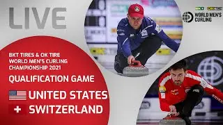 United States v Switzerland - 3v6 Qualification Game - World Men's Curling Championship 2021