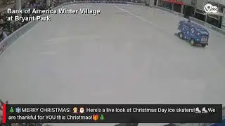 🎄❄️️MERRY CHRISTMAS!🤶🎅Here's a live look at Christmas Day ice skaters!⛸️⛸️