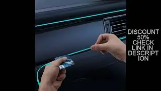 3M Atmosphere Lamp EL Cold Light Line With USB DIY Decorative Dash Board Console Auto LED Ambient Li