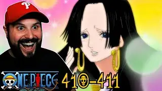 Boa Hancock!!! ONE PIECE Anime Ep 410-411 First Time Reaction