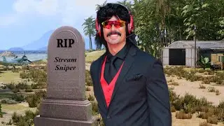 Dr Disrespect stream sniper death comm! 😂
