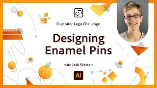 Design An Enamel Pin | Illustrator Logo Challenge