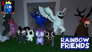 Playing As Baby Deer, Owl, Ram, Bat And Deer, Owl, Ram, Bat In Rainbow Friends Chapter 1