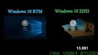 Windows 10 RTM VS Windows 10 22H2 - Startup Time