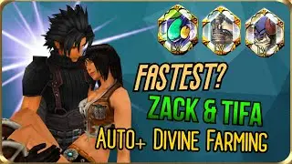 Zack & Tifa: Fastest Auto+ duo team for no-synergy Divine Farming | DFFOO Global