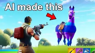 Я использовал ИИ, чтобы воссоздать Fortnite