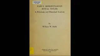 Early #Mesopotamian royal titles : a philologic and historical analysis #cuneiform