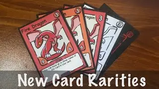 Introducing New Type of Card Rarities to My Homemade TCG. Zumoners TCG. #HTCG #rarecard