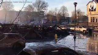 Aftermath of Villebois housing development fire