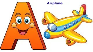 Phonics Song | A For Airplane| ABC Alphabet Songs | Mini Shark | #kids #kidsvideo #nurseryrhymes