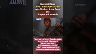 【Congratulations! China's Black Myth: Wukong wins TGA Best Action Game and Players' Voice awards】