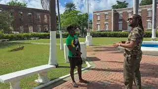 Wode Maya explores the historic Emancipation Square, Spanish Town Jamaica