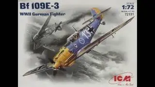 1/72 ICM Bf 109 E-3 kit# 72131