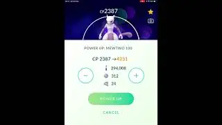 Perfect Shadow Mewtwo Caught in Pok&eacute;mon GO #shadowraids