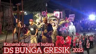 Karnaval PAWAI BUDAYA DS BUNGA GRESIK 2025