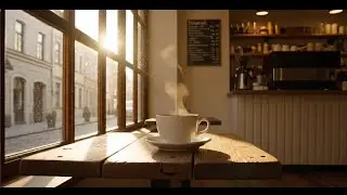 Soft Jazz Coffee Music – Warm Morning Focus with Brazilian Percussion