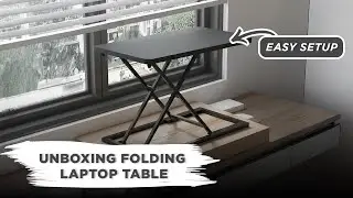 Unboxing TARKAN Standing Desk Riser | Perfect Sit-to-Stand Table for Laptop & Monitor -Techpolarity