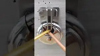Product Link in the Comments! 🔒 Heavy Duty Round Stainless Steel Padlock  🔒
