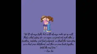 Sister Love Quotes | Quotes About Sisters | Sister Motivational Quotes & Sayings | Girlythoughts