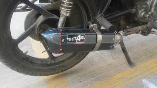 Dstar exhaust replica for my kawasaki wind 125 cc..