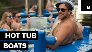 Hot tub boats