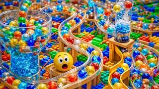 Marble Run Race ASMR Rollercoaster – The Unease Within Electric Elevators