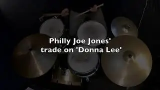 Philly Joe Jones' trade on 'Donna Lee'