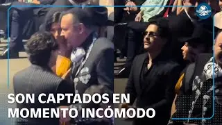 &iexcl;Tenso momento en los Latin Grammy! Nodal no menciona a &Aacute;ngela en su discurso