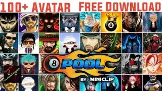8 ball pool paid AVATARS for Free! Collect it now.