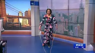 How did Oji do with the jumprope challenge?