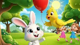 🎈 Bunny&rsquo;s Lost Balloon | Cute Kids Story | 2D Animated Cartoon🐰 Bunny Loses His Balloon | Short stor