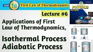 Applications of First law of thermodynamics, Isothermal Process, Adiabatic Process, Unit 16, Physics