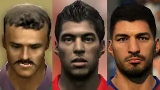 Luis Suarez evolution from FIFA 07 to FIFA 20
