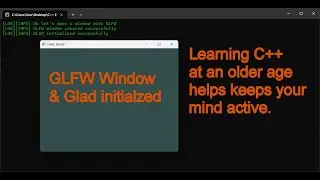 C++ & OpenGL for Beginners(Slow & Simple)C++ basic window with GLFW and Glad Initialize