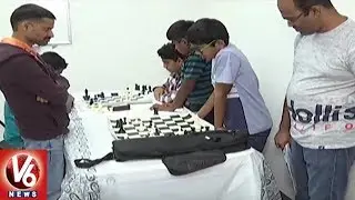Spandana Foundation Conducted Chess Competition In Edison | V6 USA NRI News