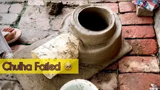 Our First YouTube Video How To Make Clay Oven Mitti Ka Chulha Failed 🥺 | Stove | Clay Stove