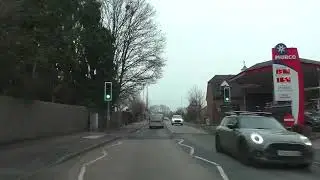 Driving On The A449 From Powick To Worcester, Worcestershire, England 19th February 2025