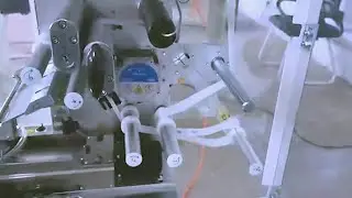 How to wind labels for cable printer labeller &commission flag folding labeller for Indian customer