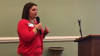 Cameron Hall sponsor remarks at the April Network Luncheon