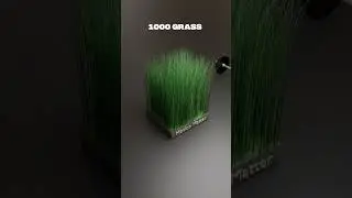Satisfying Blender 3D Animation | Realistic Grass Physics ASMR