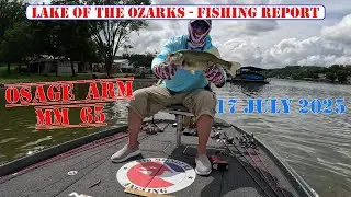 Lake of the Ozarks Bass Fishing - 17 Jul 2025 | Fishing report
