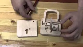 Scroll Saw Padlock