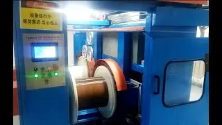 Secondary coating line for PBT fiber loose tube extrusion