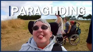 Wheelchair accessible paragliding while on holiday in France